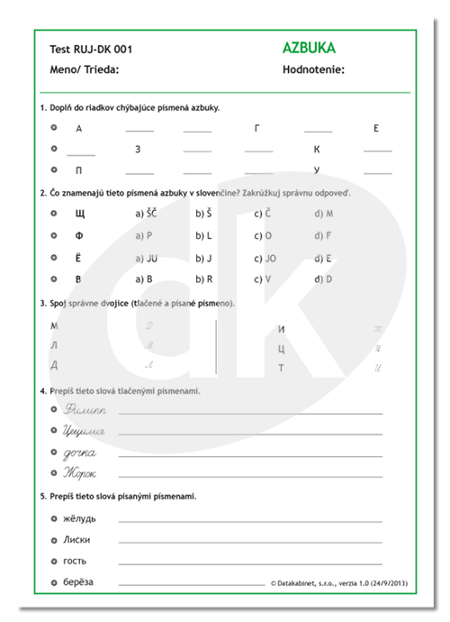 Azbuka Datakabinet Sk
